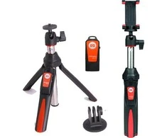 Asmenukės lazda Benro Monopod Stovas asmenukių trikojis + Pilot 5in1