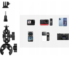 „Selfie Stick Puluz Vise Magic Arm“ asmenukių lazdelės laikiklis dviračio varikliui, skirtas fotoaparato telefonui / Pu495b