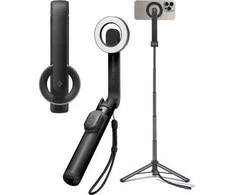 Asmenukių lazda Spigen S571W MagSafe Bluetooth with tripod – juodos spalvos