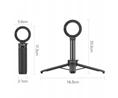 Asmenukių lazda Ulanzi Selfie Stick Magsafe trikojis 33,5 cm Mini trikojo magnetinis karabinas 14n Ulanzi / Mt71
