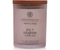 Chesapeake Bay Candle maža žvakė – Joy &amp; Laughter (Cranberry Dahlia)