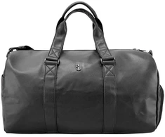 PREMIUM PU rankinė juoda SEMI LINE