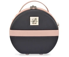 Kelioninis Kelioninė lagamininė ABS VINTAGE T5671-1 juoda-rožinė SEMI LINE