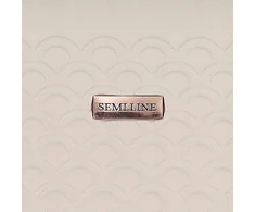 Kelioninis 3 vienetų lagaminų rinkinys ABS T5791-0 ECRU SEMI LINE