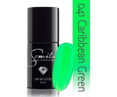 Gelinis nagų lakas Semilac 7 ml, 041 Caribbean Žalias
