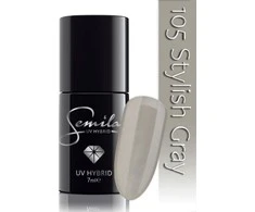 Gelinis nagų lakas Semilac 7 ml, 105 Stylish Gray