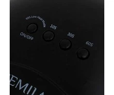 SEMILAC UV LED nagų lempa 24W/48 visiškai juoda
