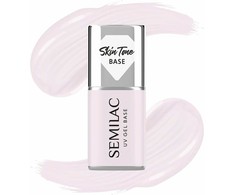 Semilac SEMILAC Skin Tone Baza coverowa do lakierów hybrydowych półtransparentna Natural Rožinė 7 ml
