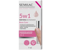 Semilac Nail power therapy 5in1 rožių priežiūros nagų kondicionierius 7ml