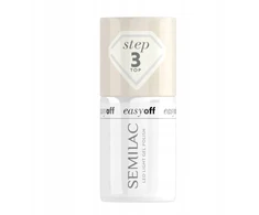 Semilac SEMILAC Easy Off viršutinis sluoksnis hibridiniam lakui Led Light 7 ml