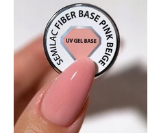 Semilac SEMILAC Fiber Base Baza do lakierów hybrydowych - Rožinė rusvai gelsvas 7 ml