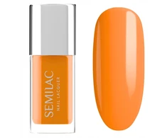Semilac SEMILAC Nagų lakas Klasikinis nagų lakas 121 Neon Oranžinis 9 ml