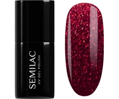 Semilac SEMILAC Winter Wonderland hibridinis lakas 955 Holly Berry Raudona 7 ml