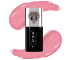 SEMILAC Smart Extend hibridinis lakas Pastel rožinis nr. 813 7 ml