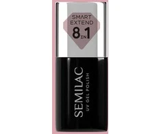 SEMILAC Smart Extend hibridinis nagų lakas, nuogas rožių spalvos nr. 802 7 ml