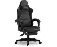 Žaidimų kėdė SENSE7 DEVON PU, juoda