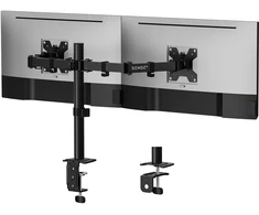 SENSE7 SENSE7 Stalinis laikiklis 2 monitoriams 17''-32'' FLOAT DOUBLE Light