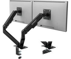 SENSE7 Laikiklis biurkowy na 2 monitory 17''-32'' HANG DOUBLE Light