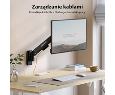 SENSE7 SENSE7 Sieninis laikiklis monitoriui 17''-32'' HANG WALL ARM Light
