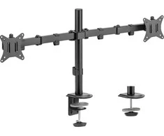 SENSE7 Stalinis laikiklis 2 monitoriams 17"-32" DVIGUBAS PLAUKIOJANTIS