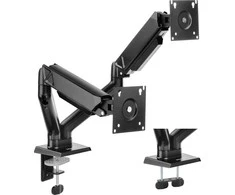 SENSE7 Stalo laikiklis 2 monitoriams, 17"-32" (dvigubas pakabinimas)