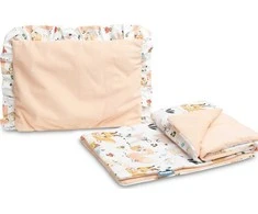 Sensillo AKSOMINIS VEŽIMĖLIO KOMPLEKTAS SU APVADAIS "PEACH PICNIC