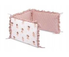 Sensillo BALET DRUGS ROŽINIS MUSLININIS PATALYNĖS APSAUGINIS APVALKALAS
