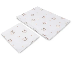 Sensillo Komplektas Pościeli 2 EL. Medvilnė Unicorn beige 100X135