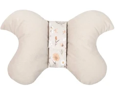 Sensillo BUTTERFLY LOŠTELĖS PAGALVĖ 26X35 BLOOM BEIGE VELVET VEIKLĖ VAIKŲ KĖDĖTYTE