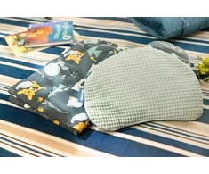 Sensillo VAIKIŠKO VEŽIMĖLIO KOMPLEKTAS VAFLINIS BOHO PURVINAI ROŽINIS