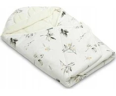 Miegmaišis / autokėdutės užklotas Sensillo Velvet XL, Creamy Olive