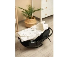Miegmaišis / autokėdutės užklotas Sensillo Velvet XL, Creamy Olive