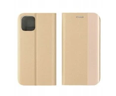 OEM atverčiamas dėklas iPhone 16e (SE 4 2025) jautriai knygutei auksinis