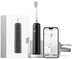 Šepetėlis Laifen Soninis dantų šepetėlis Wave Pro ABS IPX8 SMART 70 dienų Juodas