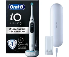 Dantų šepetėlis Oral-B iO 10 serijos „Eclipse Gold“ specialusis leidimas, baltas