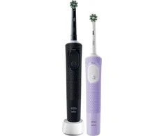 Dantų šepetėlis Oral-B Vitality Pro D103 Duo juoda/violetinė
