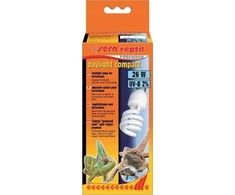 Kompaktiška dienos šviesos lemputė Sera Reptil / 2% UV-B / 26 W