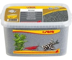 Sera Žvyras Pilkas akvariumo žvyras, 2 - 3 mm, 6 l, pilkas