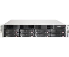 Serveris - Supermicro 825TQC-R802LPB Rack 800 W Juodas