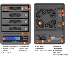 Macierz dyskowa Raidon Obudowa 4x2,5''/3,5'' SATA/HDD/SSD GR5640-SBA31