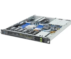 Serveris Gigabyte Computer Serwer Gigabyte Barebone E163-Z34-AAH1 (Rev. 3.x) Edge Server 1U Single Sockel SP5 6NE163Z34DR000ACH1