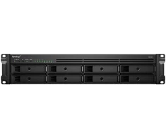 Synology RackStation RS1221+ NAS Rack serveris (2U) Ryzen Embedded V1500B 4 GB DDR4 0 TB DiskStation Manager juodas