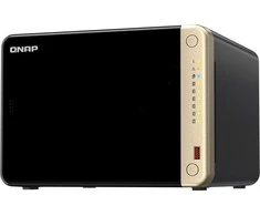 Serveris QNAP | 6 skyrių stalinis NAS | TS-664-8G | Intel Celeron | N5095 4 branduolių | Procesoriaus dažnis 2,9 GHz | 8 GB | DDR4
