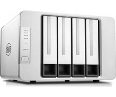 „TERRAMASTER F6-424 NAS“ failų serveris su „Intel Celeron N95“, 8 GB RAM, 6 lizdais