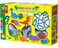 Ses Creative SES Ciasto megazest.Dino 7x90g+foremki 00503 05030