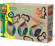 SES Creative Ekologinio plastiko masės rinkinys 7vnt. SES