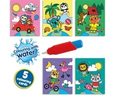 Ses Creative SES akvarelės spalvinimo knygelė su teptuku 02341 23416