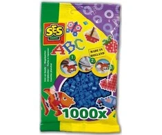 Ses Creative SES Presuoti karoliukai 1000 vnt mėlyni 00724 07249