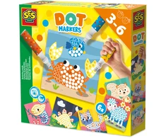 SES Creative taškiniai žymekliai, 3 spalvos, XXL, (S14602)