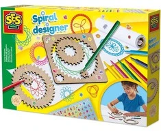 SES Creative - Spiralinis dizainerio rinkinys - Mediniai ratukai - (S14788)
